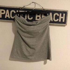 Gray tube top